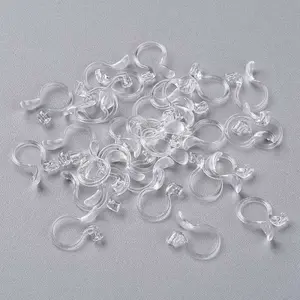 Plastic Clip-on Earring Converters Findings