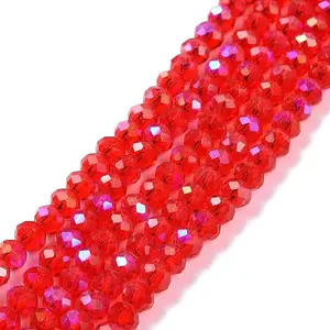 Electroplate Glass Beads Strands
