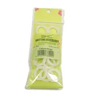 PE Plastic Locking Stitch Marker Rings DIY Knitting Tools Crochet Accessories