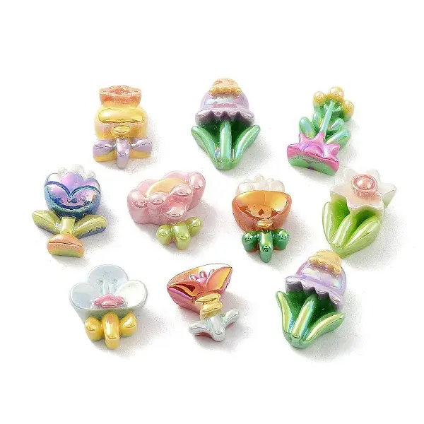 Spring Theme Opaque Resin Decoden Cabochons