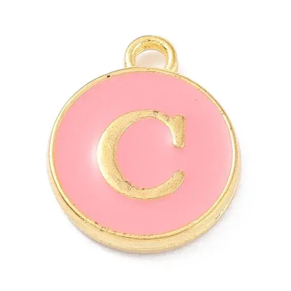 Golden Plated Alloy Enamel Charms