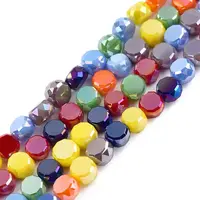 Electroplate Glass Beads Strands