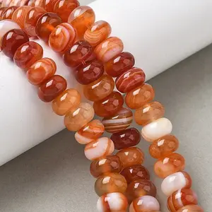Natural Red Agate Beads Strands