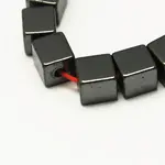 Non-magnetic Synthetic Hematite Beads Strands