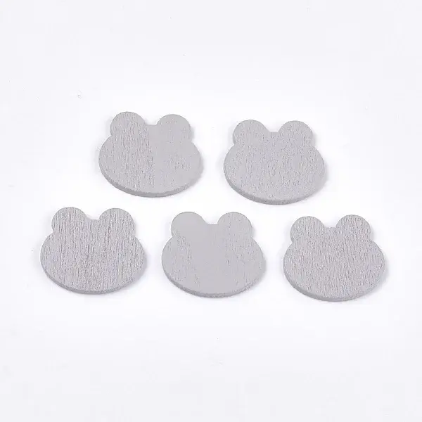 Painted Poplar Wood Cabochons