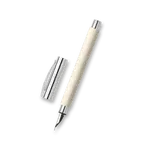 Plnicí pero Faber-Castell Ambition Precious Resin Cinematic White - hrot F