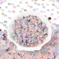 Baking Paint Transparent Glass Beads