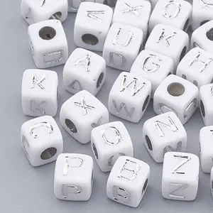 Plated Acrylic Beads