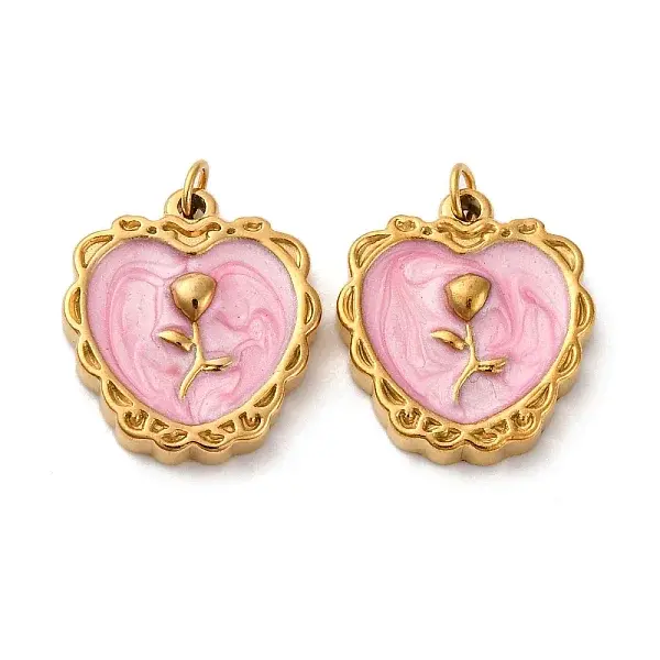 304 Stainless Steel Enamel Pendants