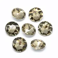 Pointed Back Glass Rhinestone Cabochons