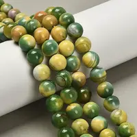 Dyed Natural Agate Beads Strands