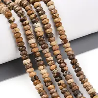 Natural Picture Jasper Beads Strands