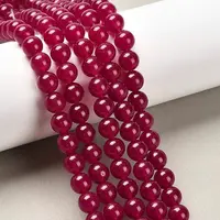 Natural & Dyed Malaysia Jade Bead Strands