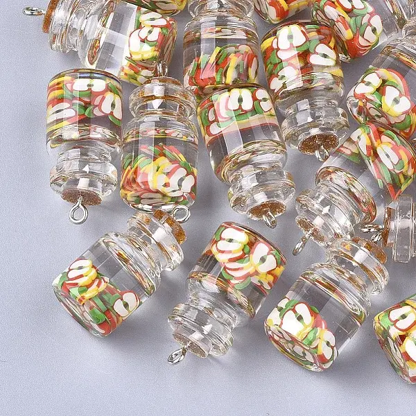 Glass Bottle Pendants
