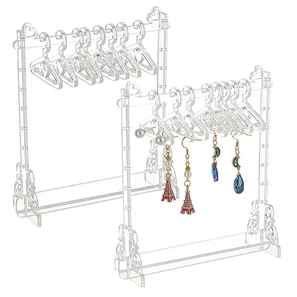 2 Sets Acrylic Earring Display Stands