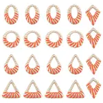 Eco-Friendly Iron Enamel Pendants