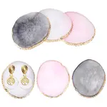6Pcs 3 Colors Oval Resin Palette