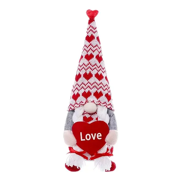 Valentine's Day Cloth Gnome Dolls Figurines Display Decorations