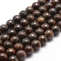 Natural Bronzite Beads Strands