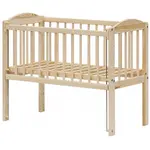 Dětská postýlka se stah. bokem baby scarlett eco - borovice