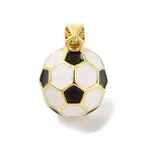 Rack Plating Brass Enamel Pendants