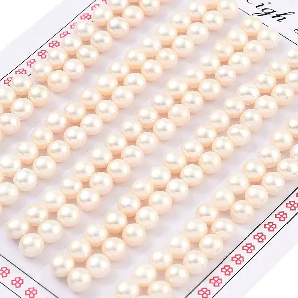 Grade 6A Natural Cultured Freshwater Pearl Beads