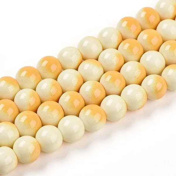 Baking Painted Glass Beads