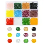 960Pcs 12 Colors Glass Beads