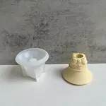 3D Christmas  DIY Candle Holder Silicone Molds