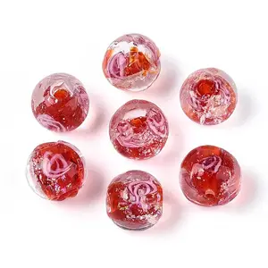 Handmade Foil Lampwork Beads