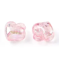 Transparent Crackle Acrylic Pendants