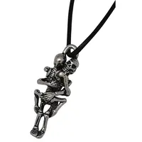 Zinc Alloy Skull Necklaces for Halloween