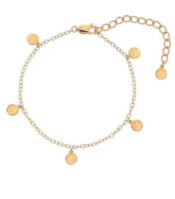 Hot Diamonds Půvabný pozlacený náramek s diamantem Jac Jossa Soul DL639
