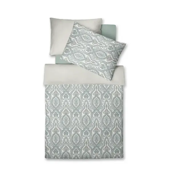 Fleuresse POVLEČENÍ, makosatén, krémová, tyrkysová, bílá, pastelově modrá, 140/200 cm