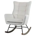 HOUPACÍ ŽIDLE, dřevo, kov, plast, béžová