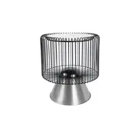 ODKLÁDACÍ STOLEK, bílá, černá, barvy stříbra