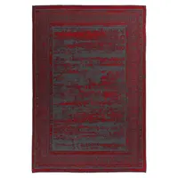 KOBEREC TKANÝ NA PLOCHO, 120/170 cm, červená