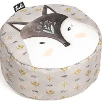 TULI sedací vak Puf, nesnímatelný potah - vzor Wolfy