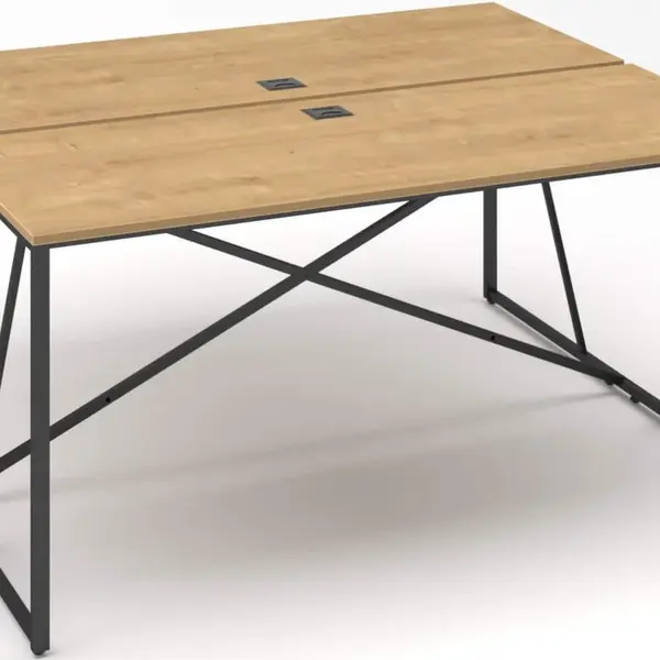 LENZA Psací stůl ProX dvoumístný 158x137x74,3