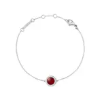 Daniel Wellington Stylový náramek s achátem a krystaly DW00401434