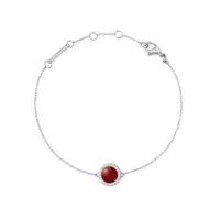 Daniel Wellington Stylový náramek s achátem a krystaly DW00401434