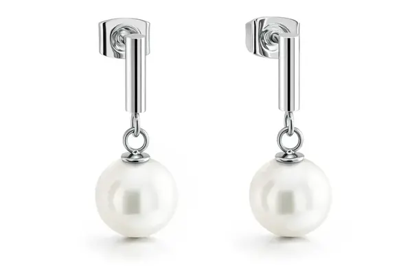 Boccia Titanium Nádherné titanové náušnice s pravými perlami 05043-01