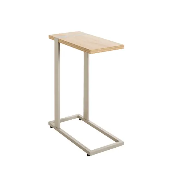 ODKLÁDACÍ STOLEK, šedá, barvy dubu