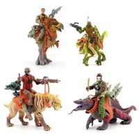Jurassic Clash Dinosaurus set predátor a bojovník