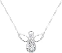 Preciosa Stříbrný náhrdelník Angelic Faith 5292 00 (řetízek, přívěsek) 40 cm