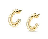 Morellato Slušivé pozlacené kruhové náušnice Capsule By Aurora SANB02