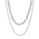 Brosway Ocelový dvojitý náhrdelník s krystaly Symphonia BYM107