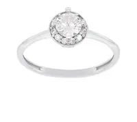 Brilio Silver Stříbrný zásnubní prsten GR003W 50 mm