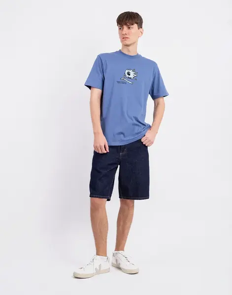 Carhartt WIP Single Knee Short Blue rinsed no length 32