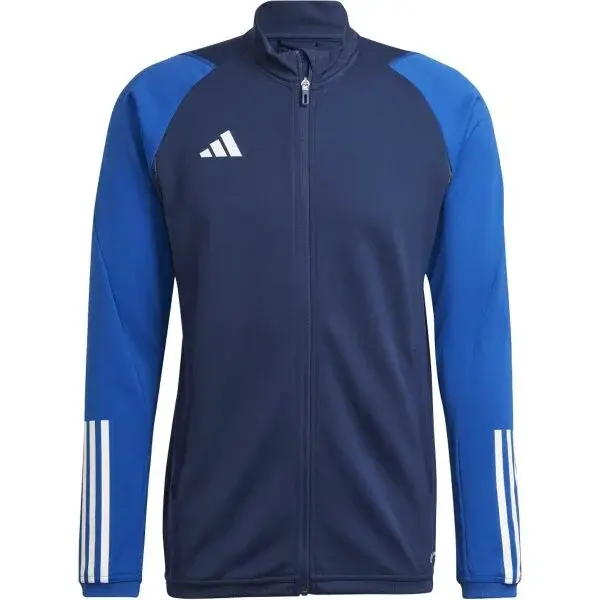 adidas TIRO 23 TOP Pánská fotbalová mikina, tmavě modrá, velikost XXL